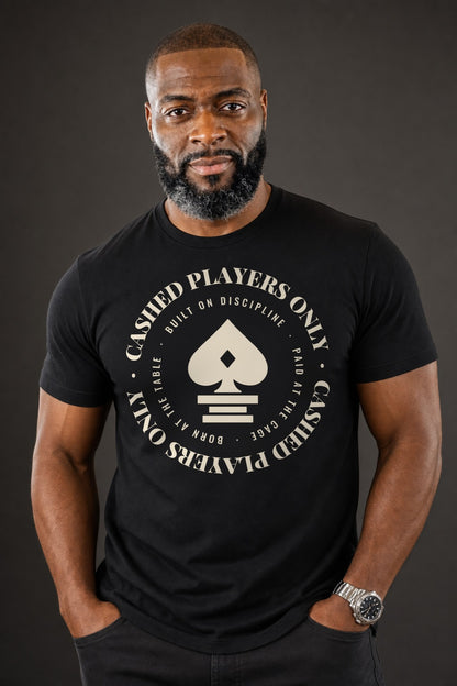 Cashed Players Only Badge Tee