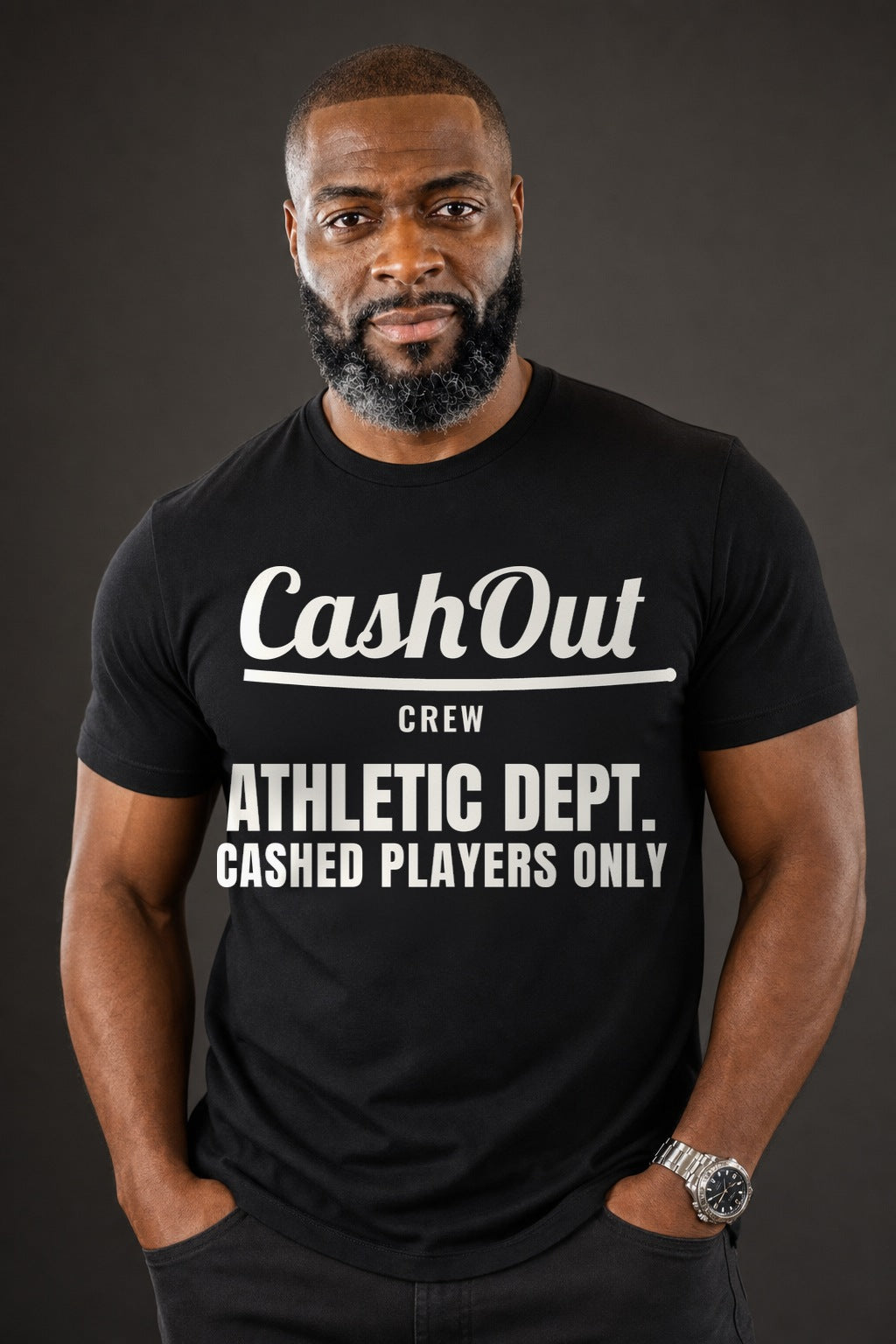 CashOut Crew Athletic Dept. Tee